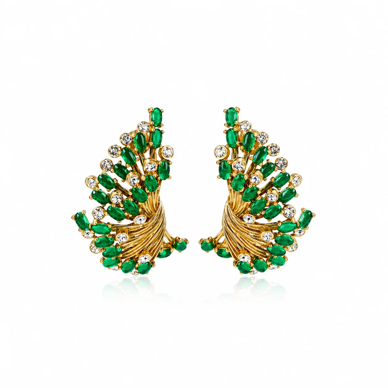 Golden Leaf Emerald Drops