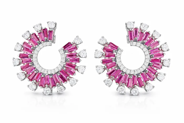 Mystic Night Earrings Pink