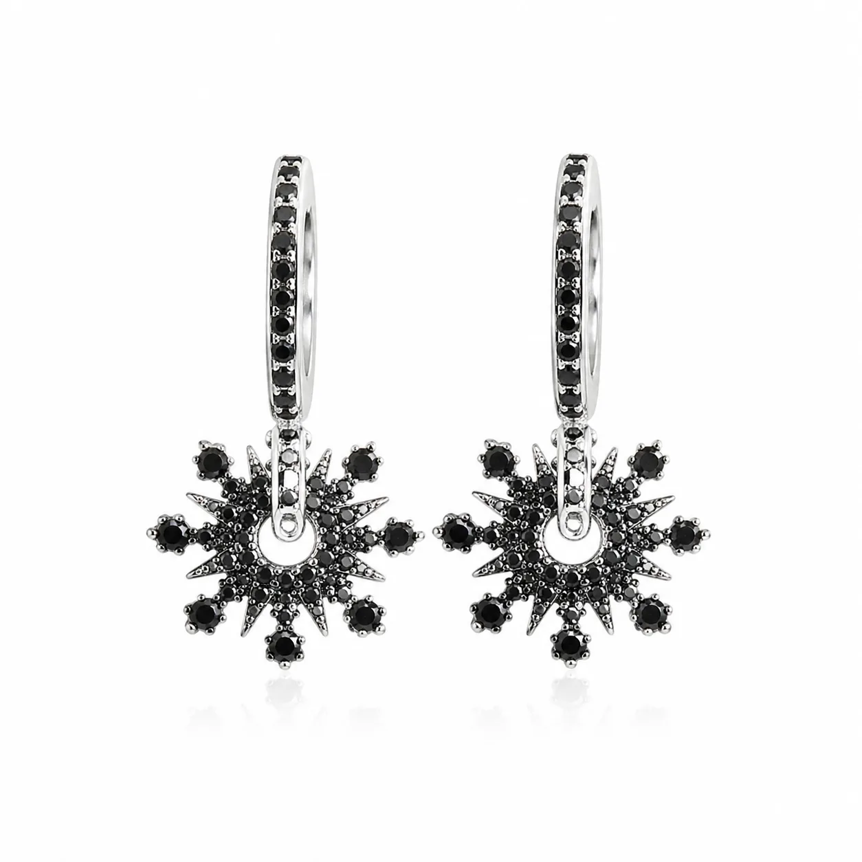 Noir Celestial Charm Earrings