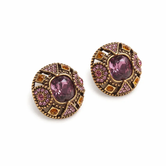 Pink Vintage Studs