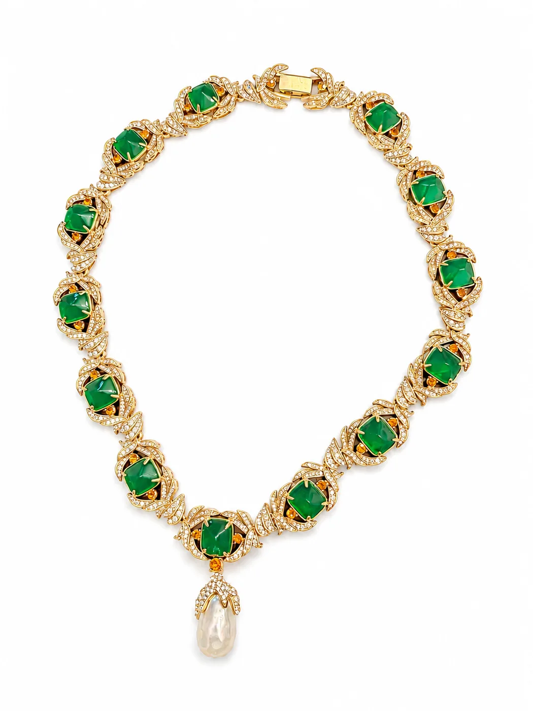 Green Opulence Collar