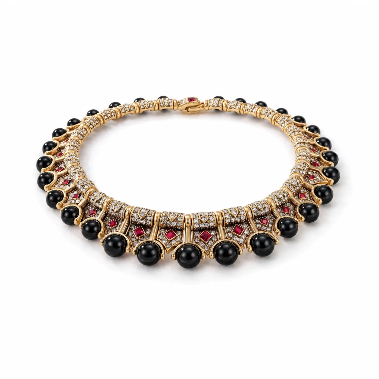 Onyx Ruby Choker