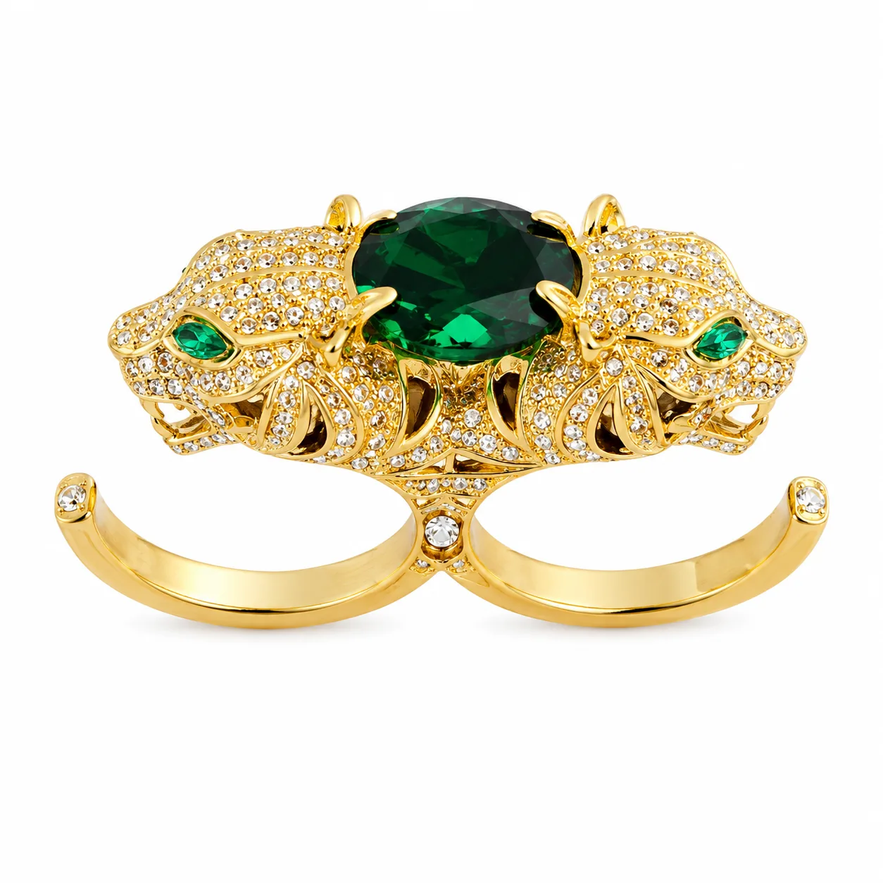 Black Luxe Twin Rings