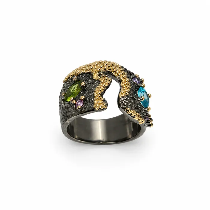 Cosmic Gecko Ring