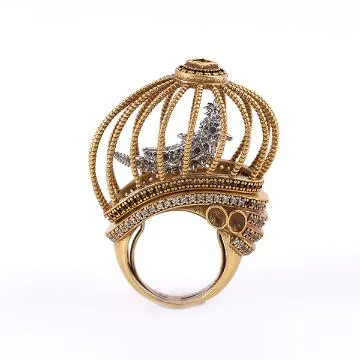 Crown Cage Ring