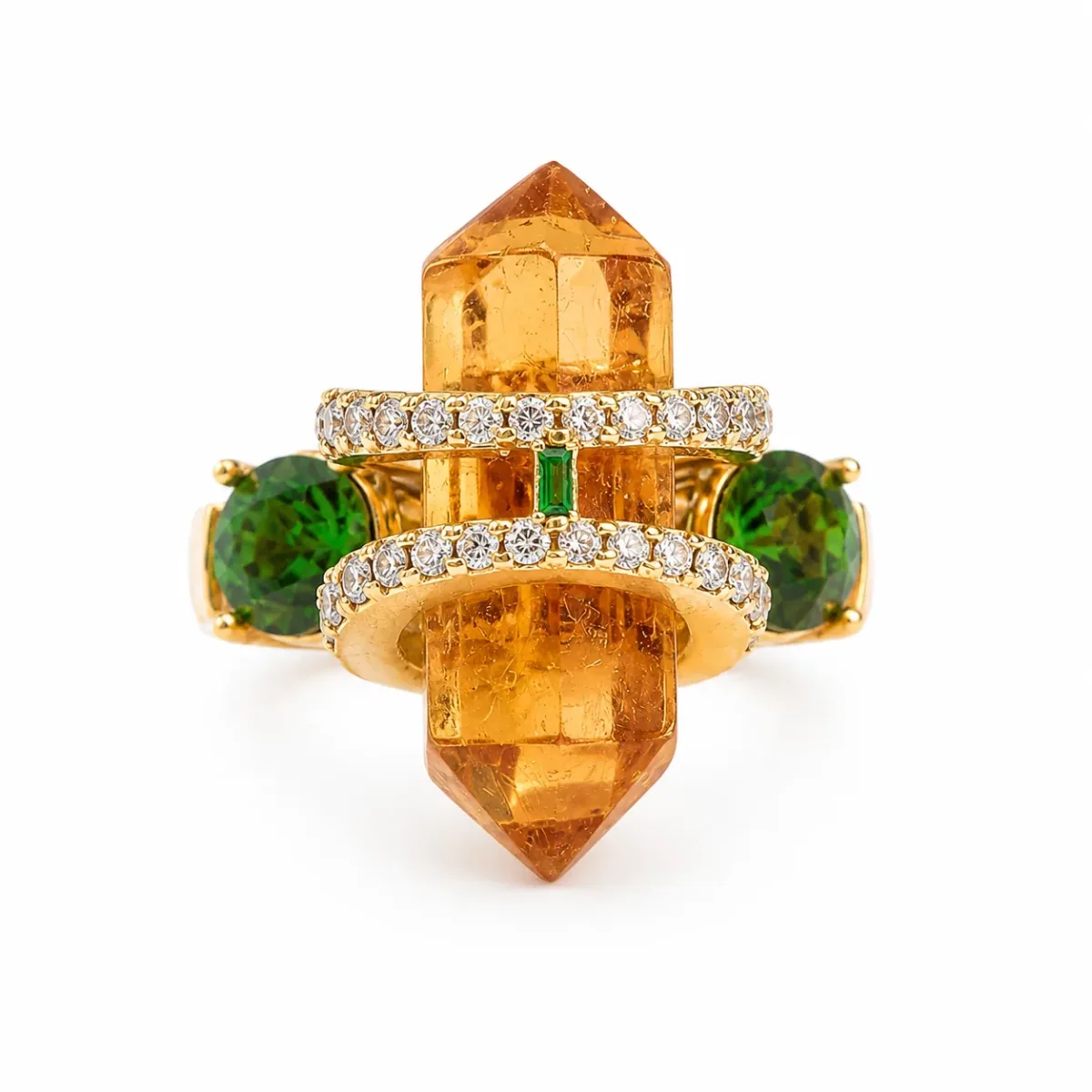 Crystal Prism Ring