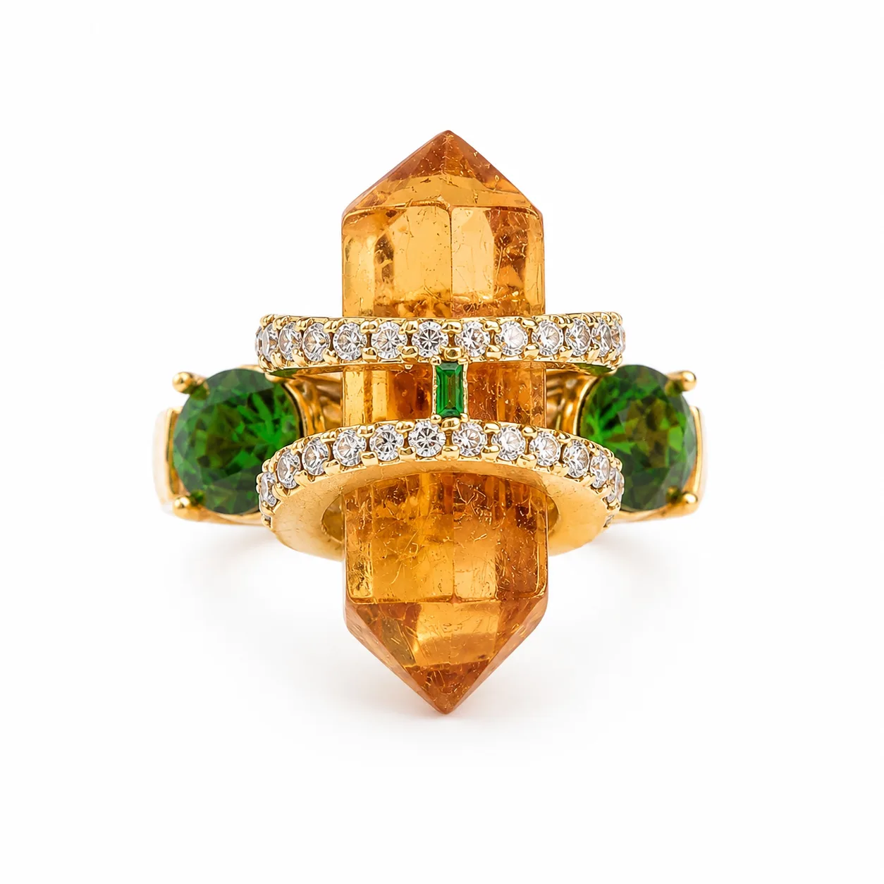 Crystal Prism Ring