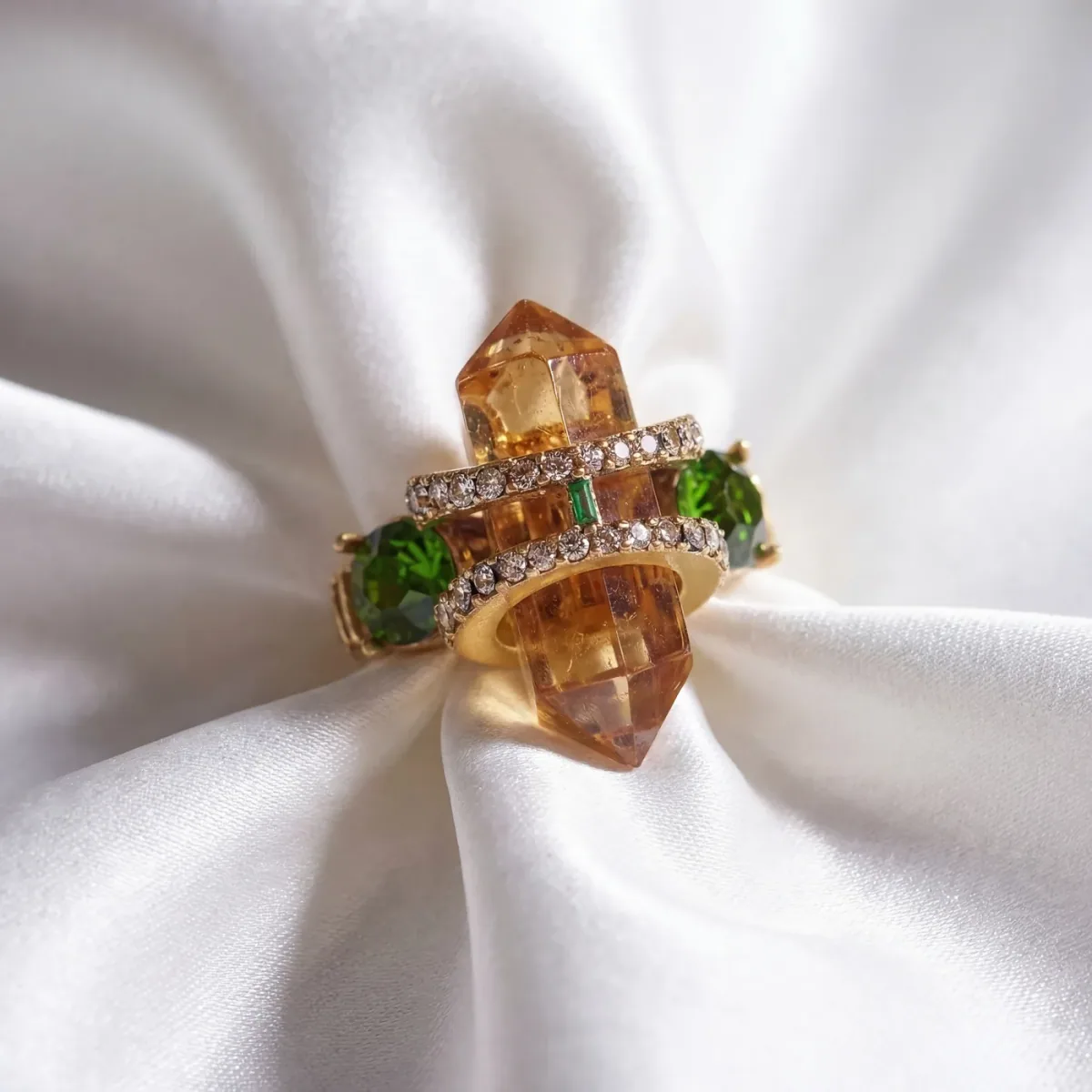Crystal Prism Ring