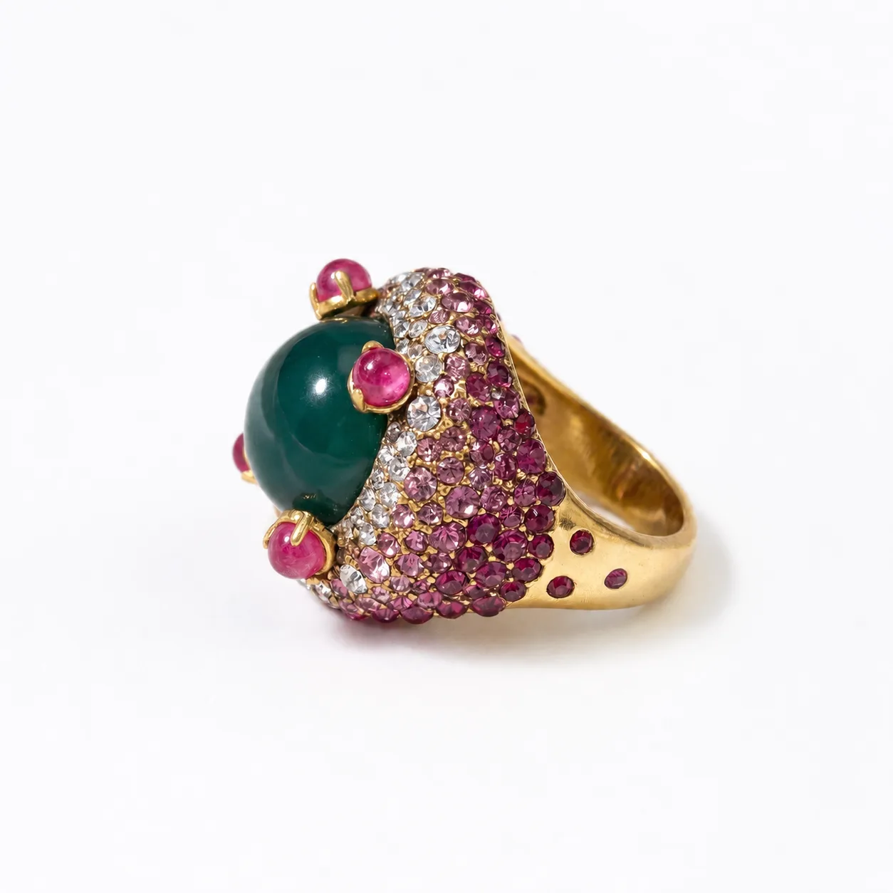 Multigem Cabochon Ring