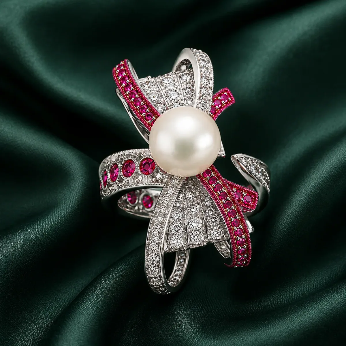 Pearl Bow Ring