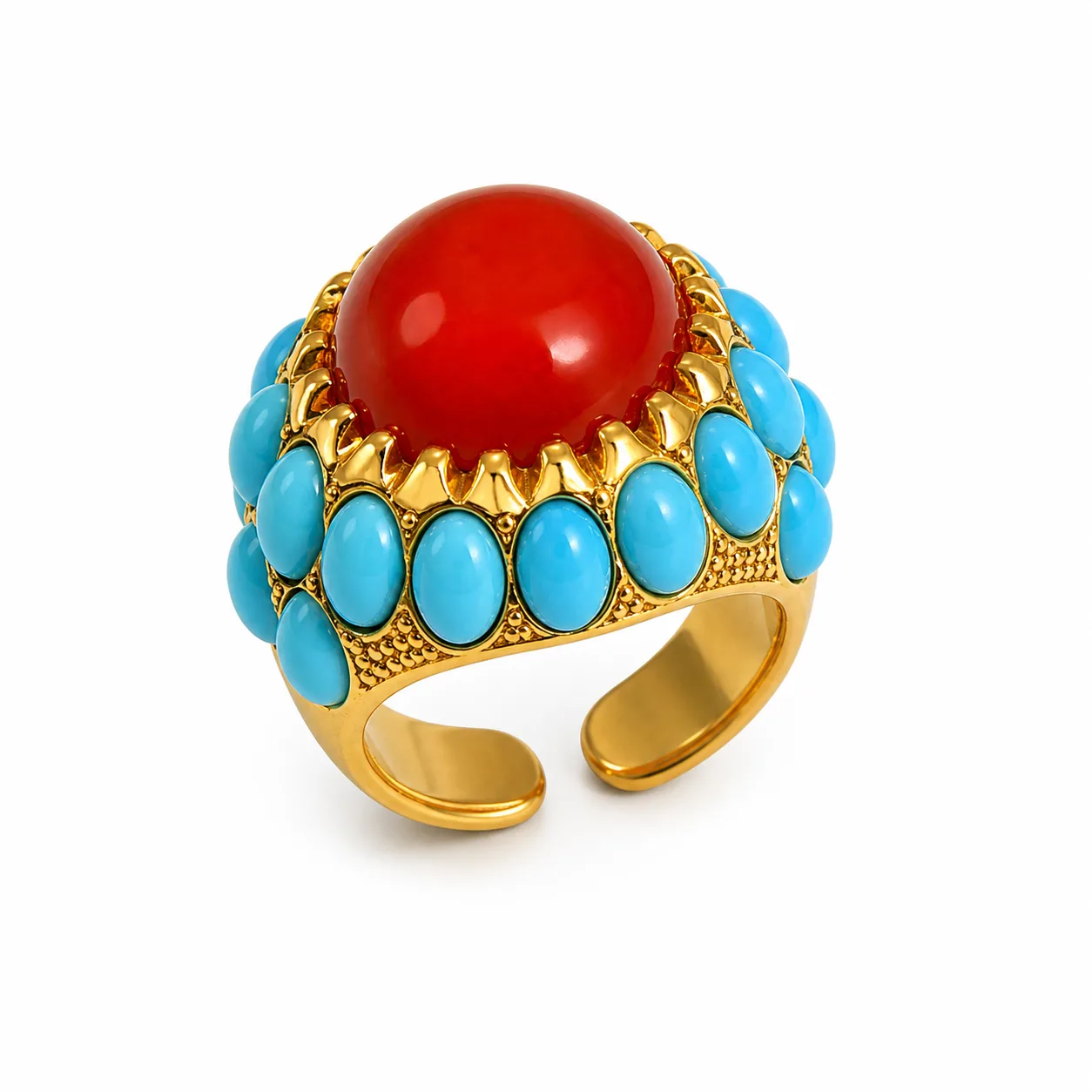 Sunset Oasis Gem Ring